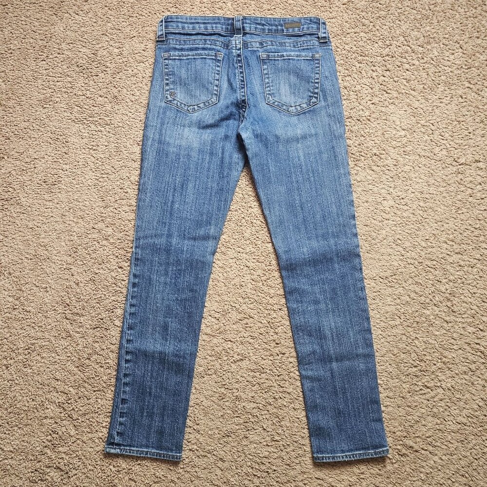KUT from the Kloth Jeans Womens 6 Straight Leg Blue Low Rise Denim Stretch - Picture 2 of 8